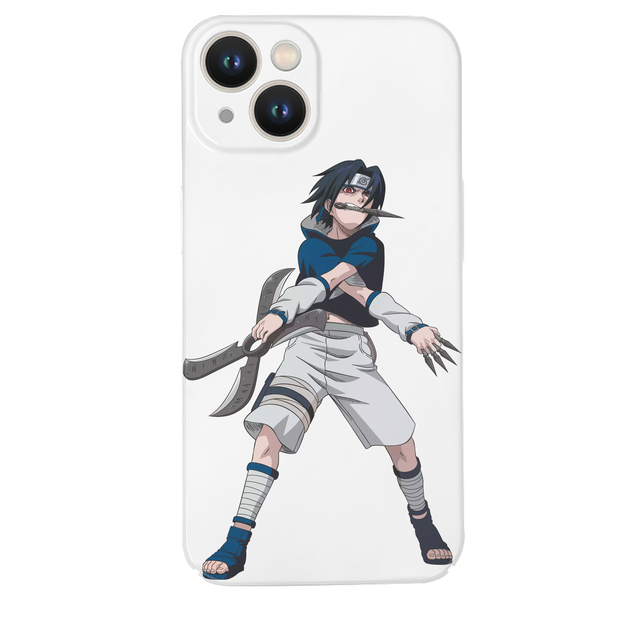 （画像用） NARUTO -ナルト- うちは サスケ Uchiha Sasuke 【iPhone 14シリーズ対応】ハードケース